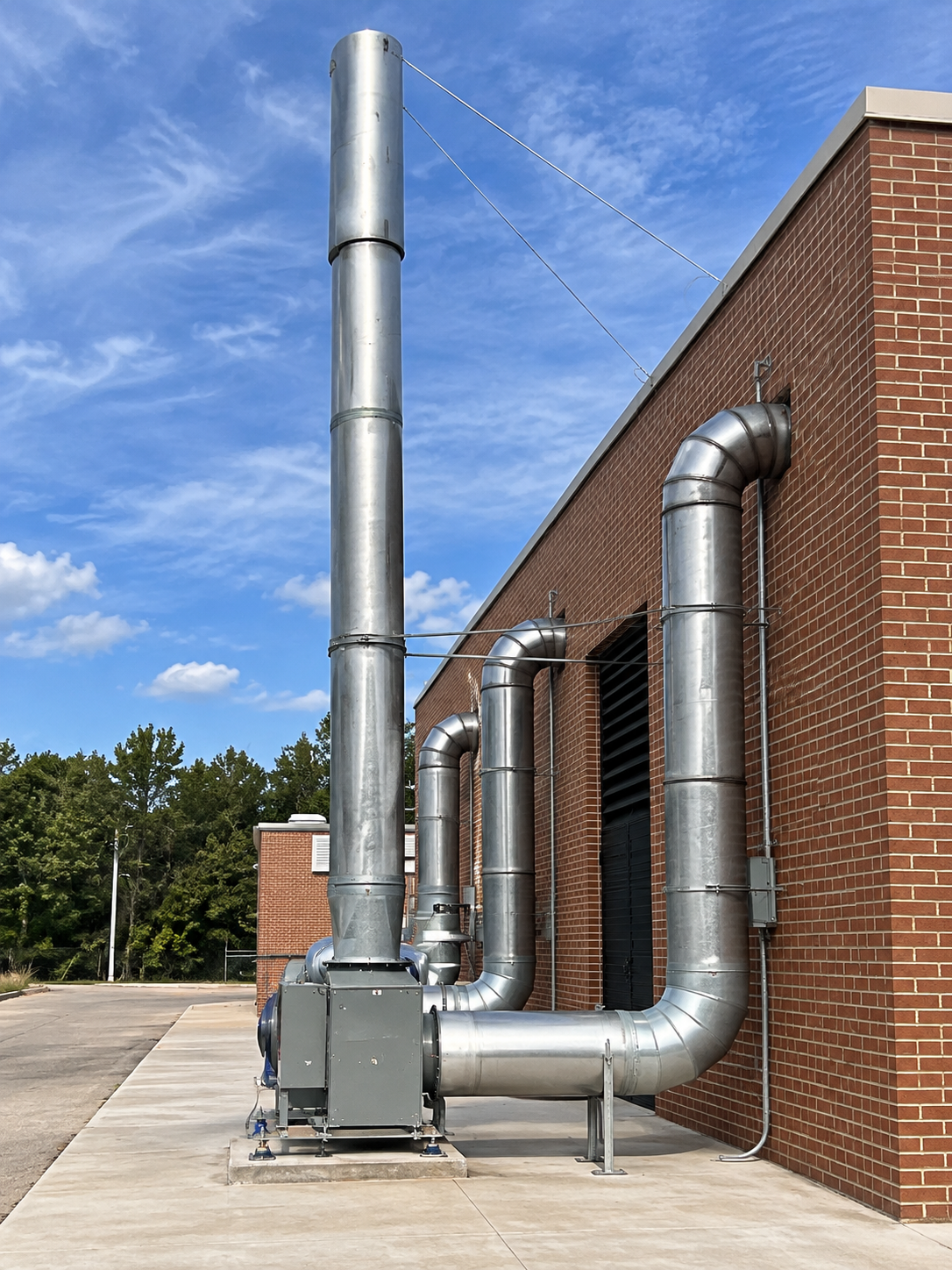 Commercial ductwork and exhaust installation